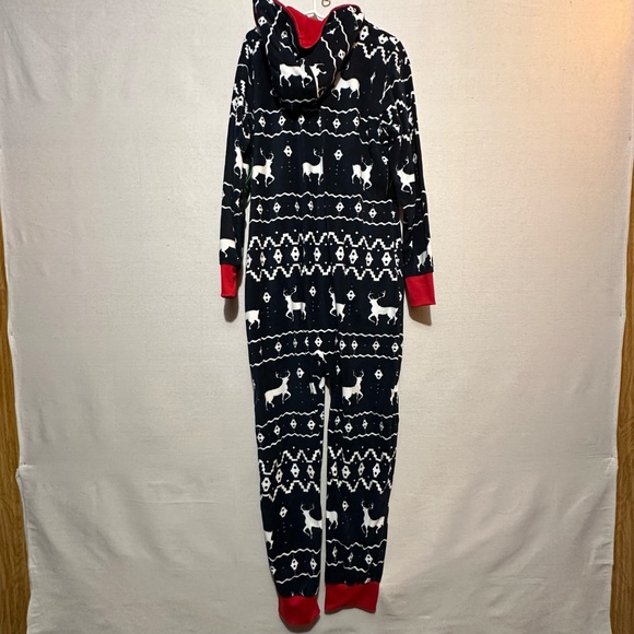NWT Tipsy Elves Blue Fair Isle Jumpsuit - Picture 5 of 9